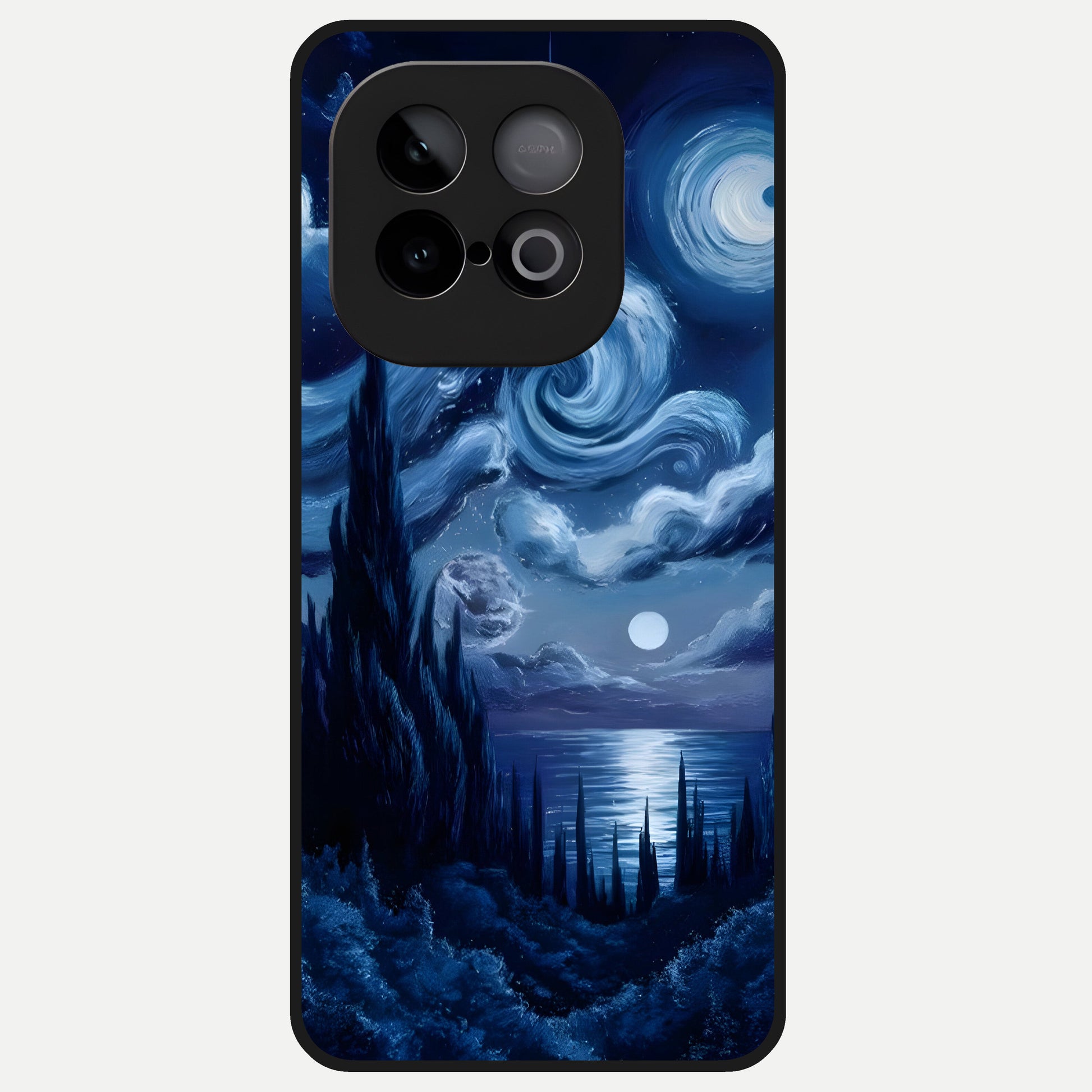  Celestial Dream Van Gogh Glass Case for iQOO Neo 10 back cover – full design glossy printed glass finish