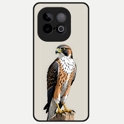  Clever Eagle Glass Case for iQOO Neo 10 back cover – full design glossy printed glass finish