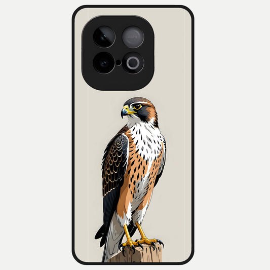  Clever Eagle Glass Case for iQOO Neo 10 back cover – full design glossy printed glass finish