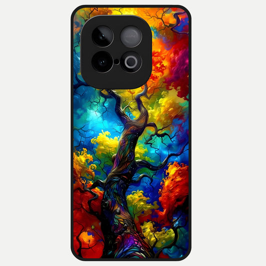  Colorful Soda Bottles Glass Case for iQOO Neo 10 back cover – full design glossy printed glass finish