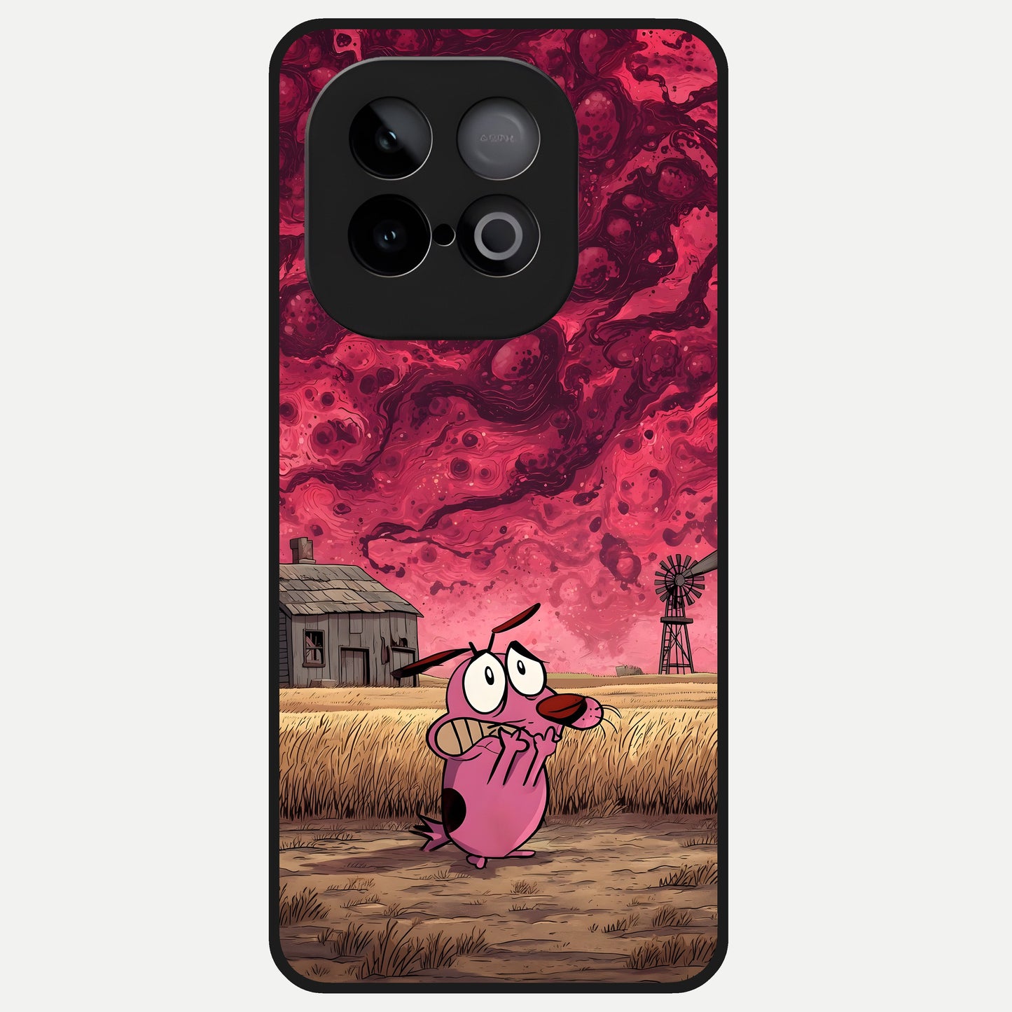  Courage Under Sky Glass Case for iQOO Neo 10 back cover – full design glossy printed glass finish