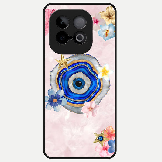  Divine Aura Bloom Glass Case for iQOO Neo 10 back cover – full design glossy printed glass finish
