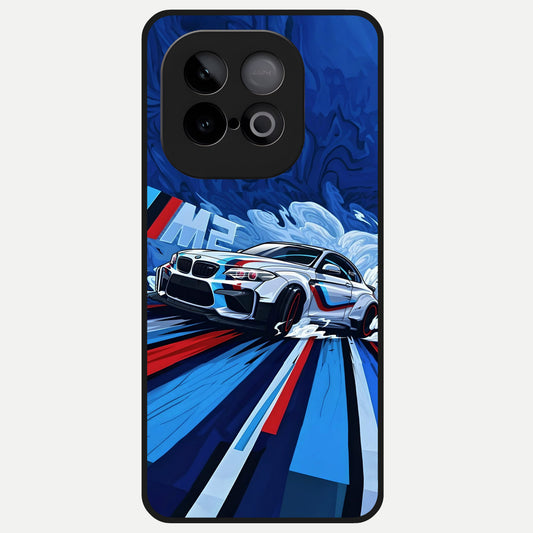 Drift Power Rush Glass Case for iQOO Neo 10 back cover – full design glossy printed glass finish