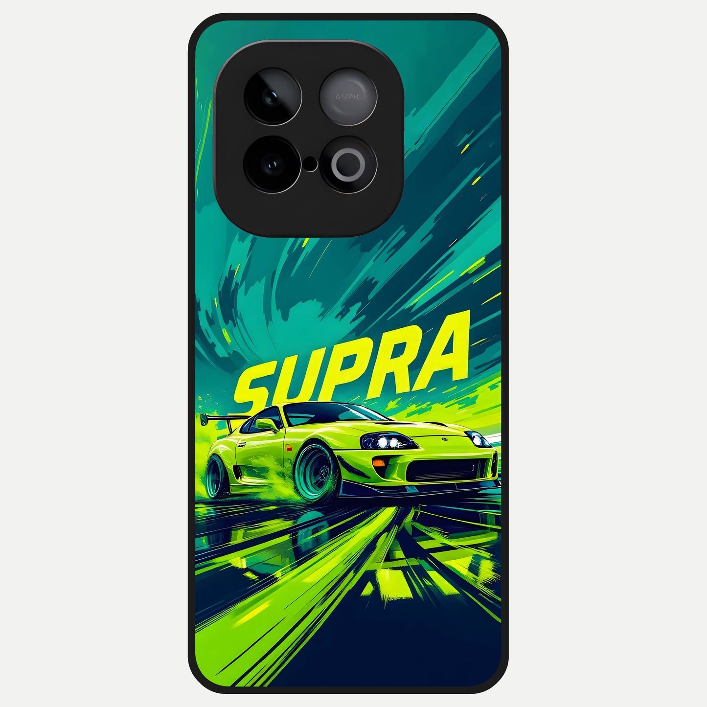  Electric Supra Thunder Glass Case for iQOO Neo 10 back cover – full design glossy printed glass finish