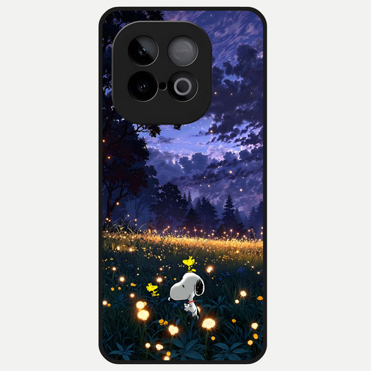  Firefly Meadow Magic Glass Case for iQOO Neo 10 back cover – full design glossy printed glass finish