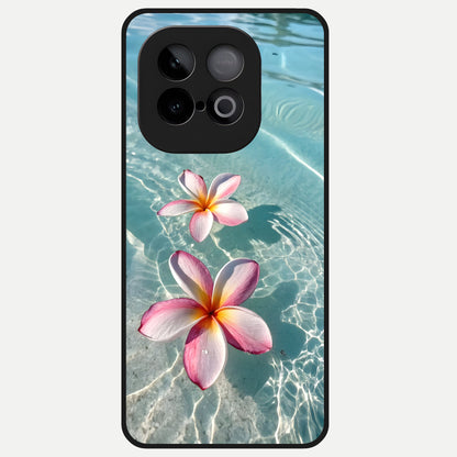  Floating Bloom Bliss Glass Case for iQOO Neo 10 back cover – full design glossy printed glass finish