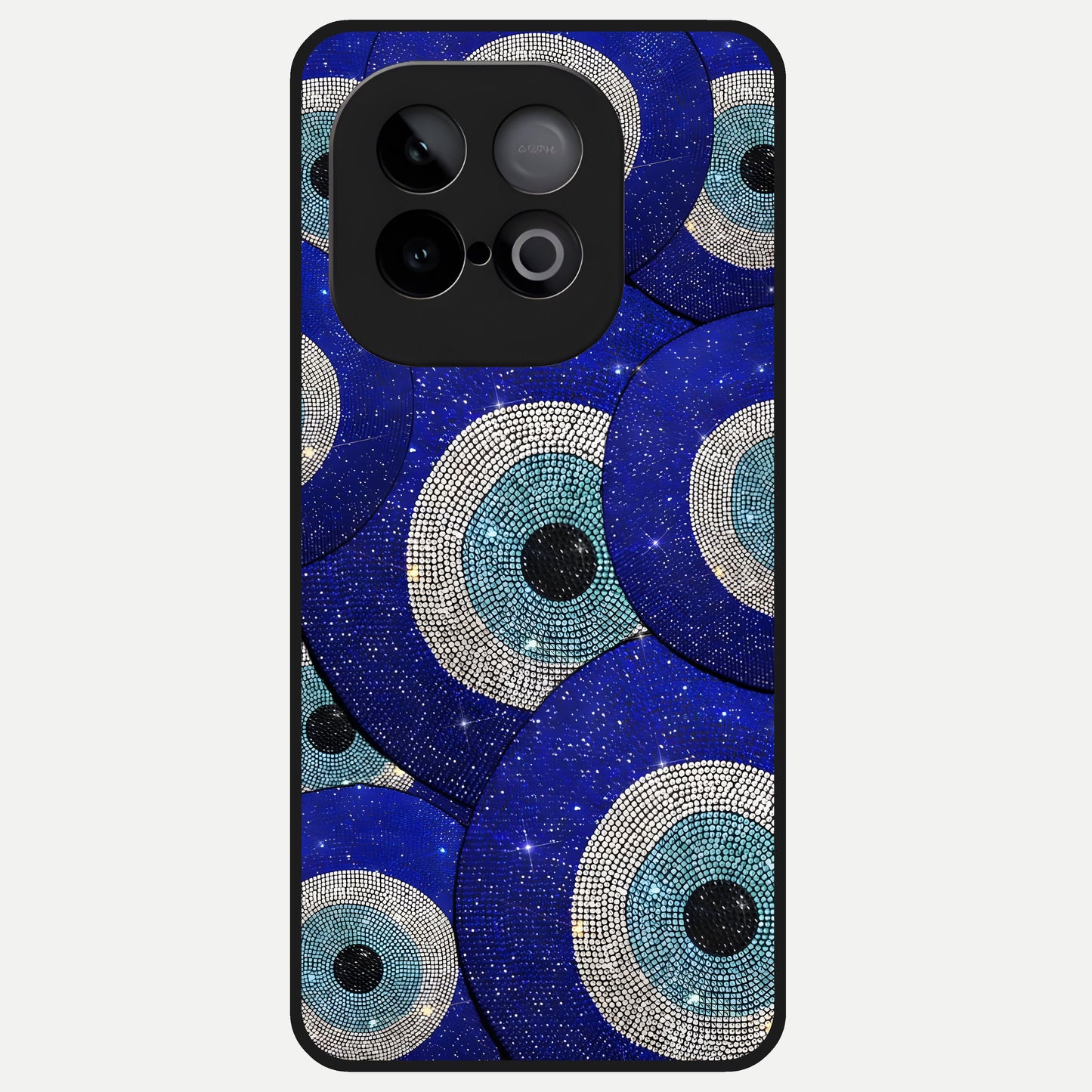  Galaxy Eye Flow Glass Case for iQOO Neo 10 back cover – full design glossy printed glass finish