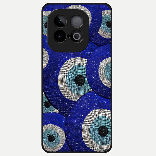  Galaxy Eye Flow Glass Case for iQOO Neo 10 back cover – full design glossy printed glass finish