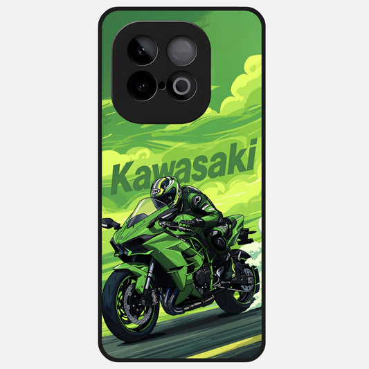  Greenery Sky Glass Case for iQOO Neo 10 back cover – full design glossy printed glass finish