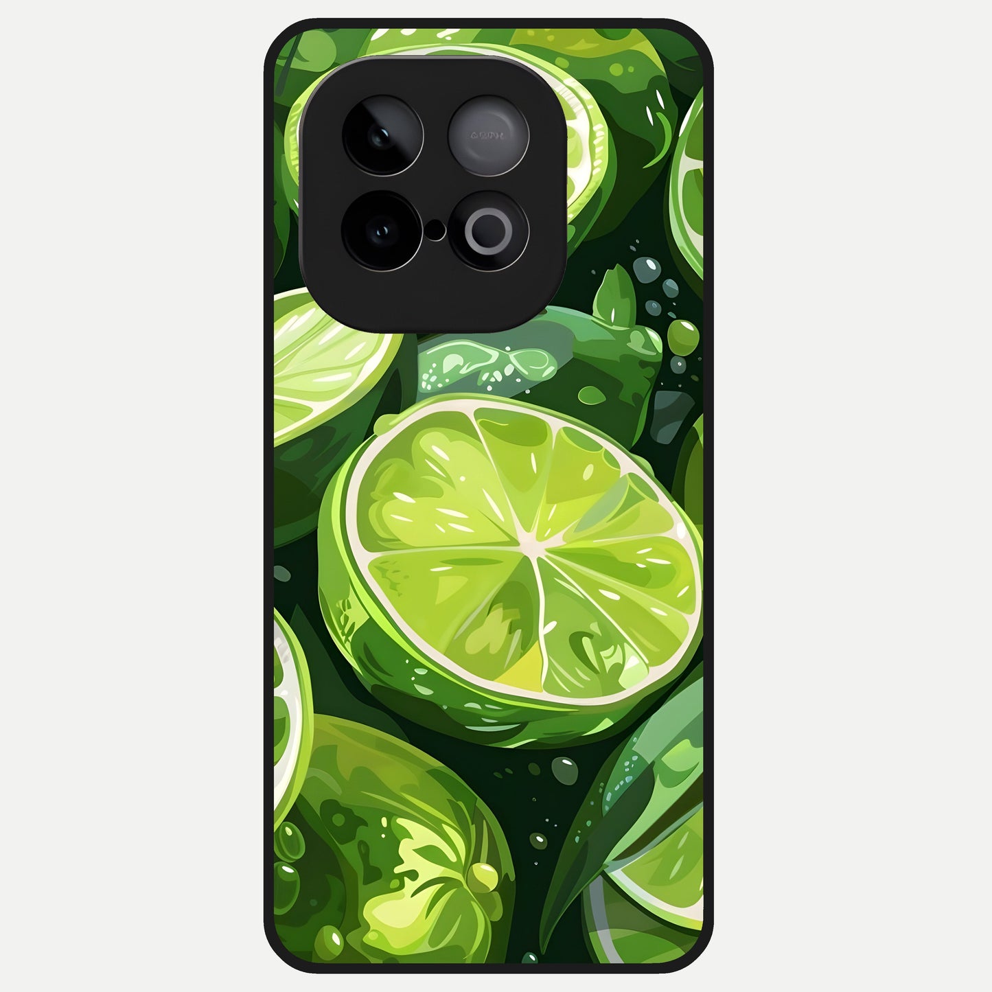  Green Kawasaki Glass Case for iQOO Neo 10 back cover – full design glossy printed glass finish