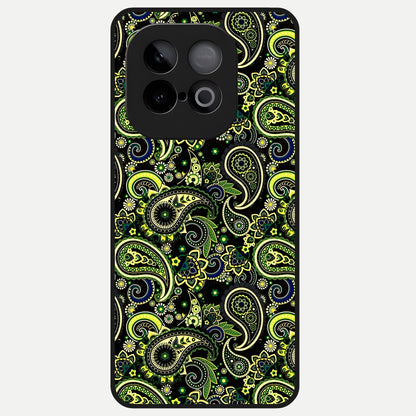  Green Lemon Glass Case for iQOO Neo 10 back cover – full design glossy printed glass finish