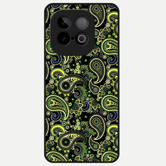  Green Lemon Glass Case for iQOO Neo 10 back cover – full design glossy printed glass finish