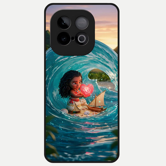  Heart of Ocean Glass Case for iQOO Neo 10 back cover – full design glossy printed glass finish