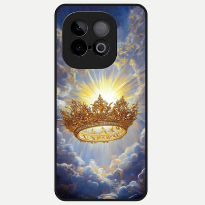  Heavenly Crown Light Glass Case for iQOO Neo 10 back cover – full design glossy printed glass finish