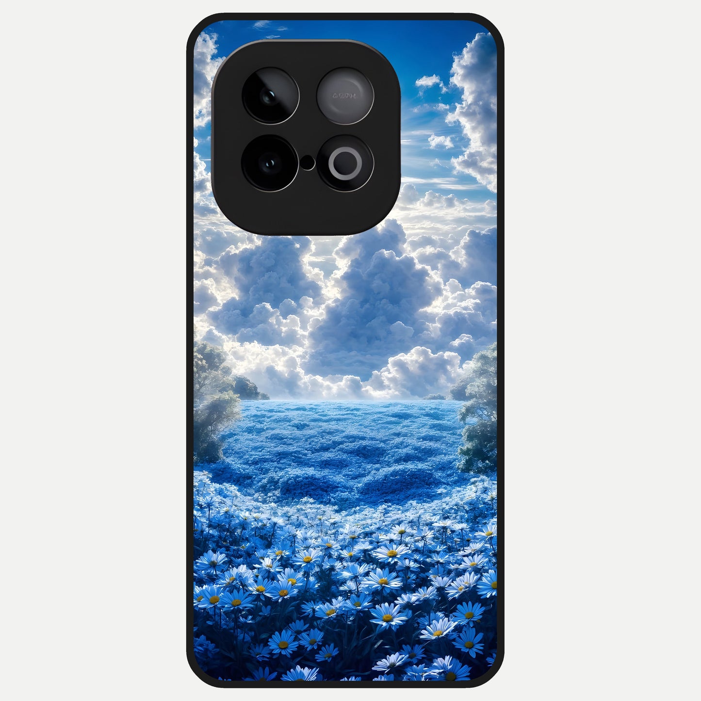  Heavenly Daisy Horizon Glass Case for iQOO Neo 10 back cover – full design glossy printed glass finish