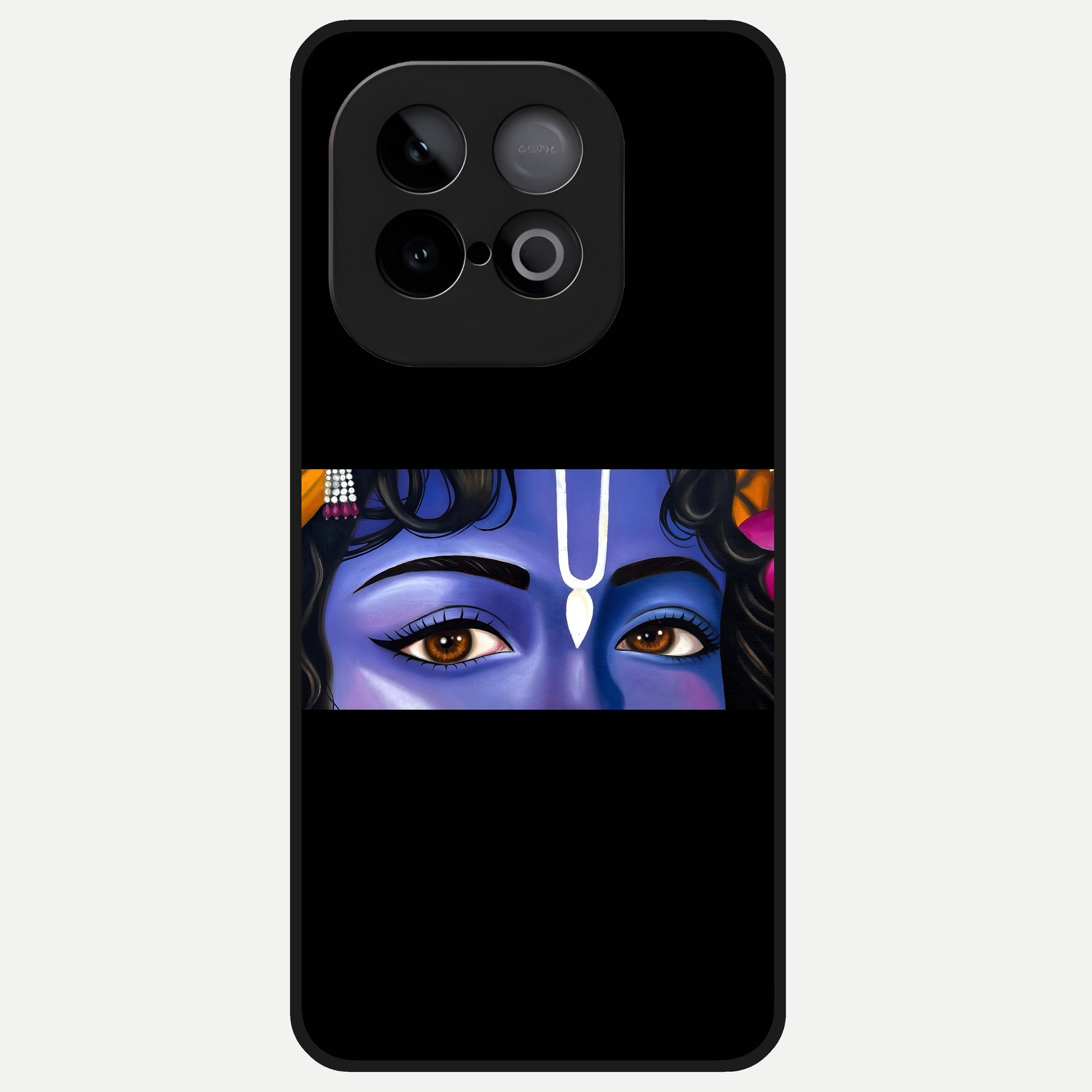  Krishna Eye Glass Case for iQOO Neo 10 back cover – full design glossy printed glass finish