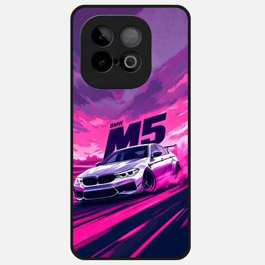  MS Neon Car Glass Case for iQOO Neo 10 back cover – full design glossy printed glass finish