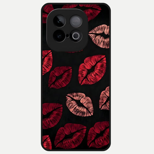  Midnight Kiss Love Glass Case for iQOO Neo 10 back cover – full design glossy printed glass finish
