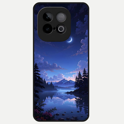  Midnight Lake Peace Glass Case for iQOO Neo 10 back cover – full design glossy printed glass finish