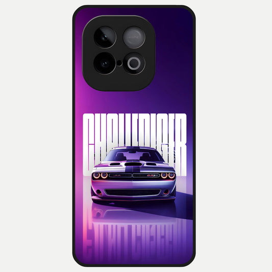  Midnight Muscle Ride Glass Case for iQOO Neo 10 back cover – full design glossy printed glass finish