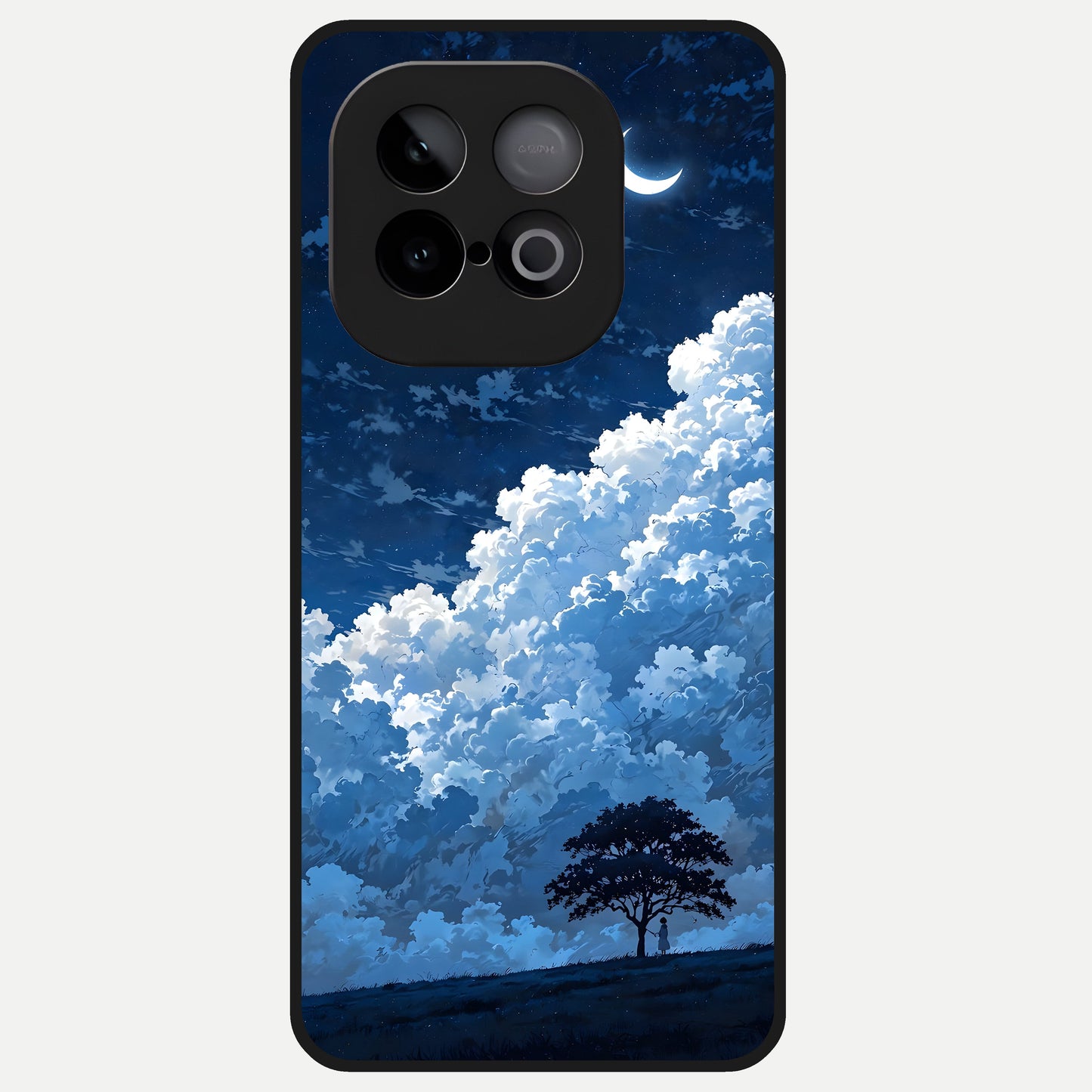  Midnight Sky Serenity Glass Case for iQOO Neo 10 back cover – full design glossy printed glass finish