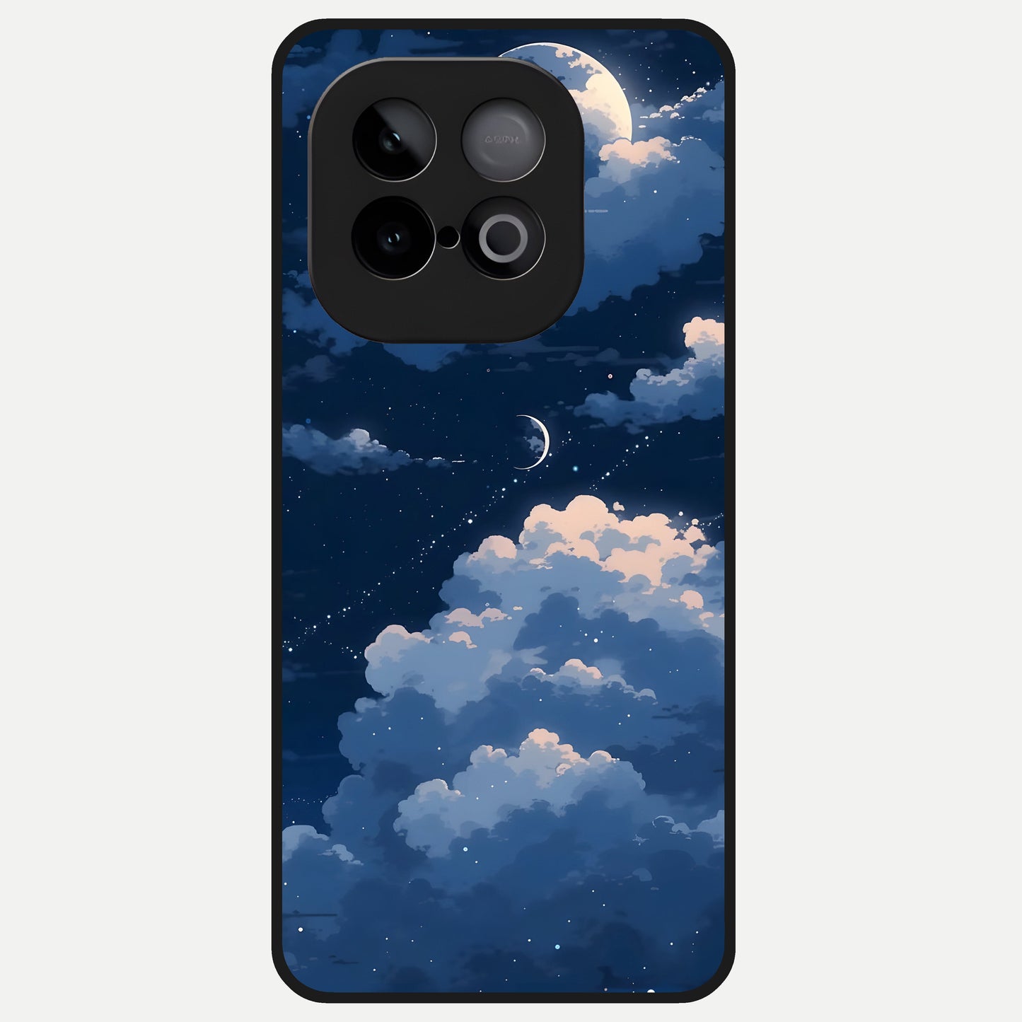  Moon Dream Haze Glass Case for iQOO Neo 10 back cover – full design glossy printed glass finish
