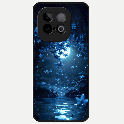  Moonlight Petal Dream Glass Case for iQOO Neo 10 back cover – full design glossy printed glass finish