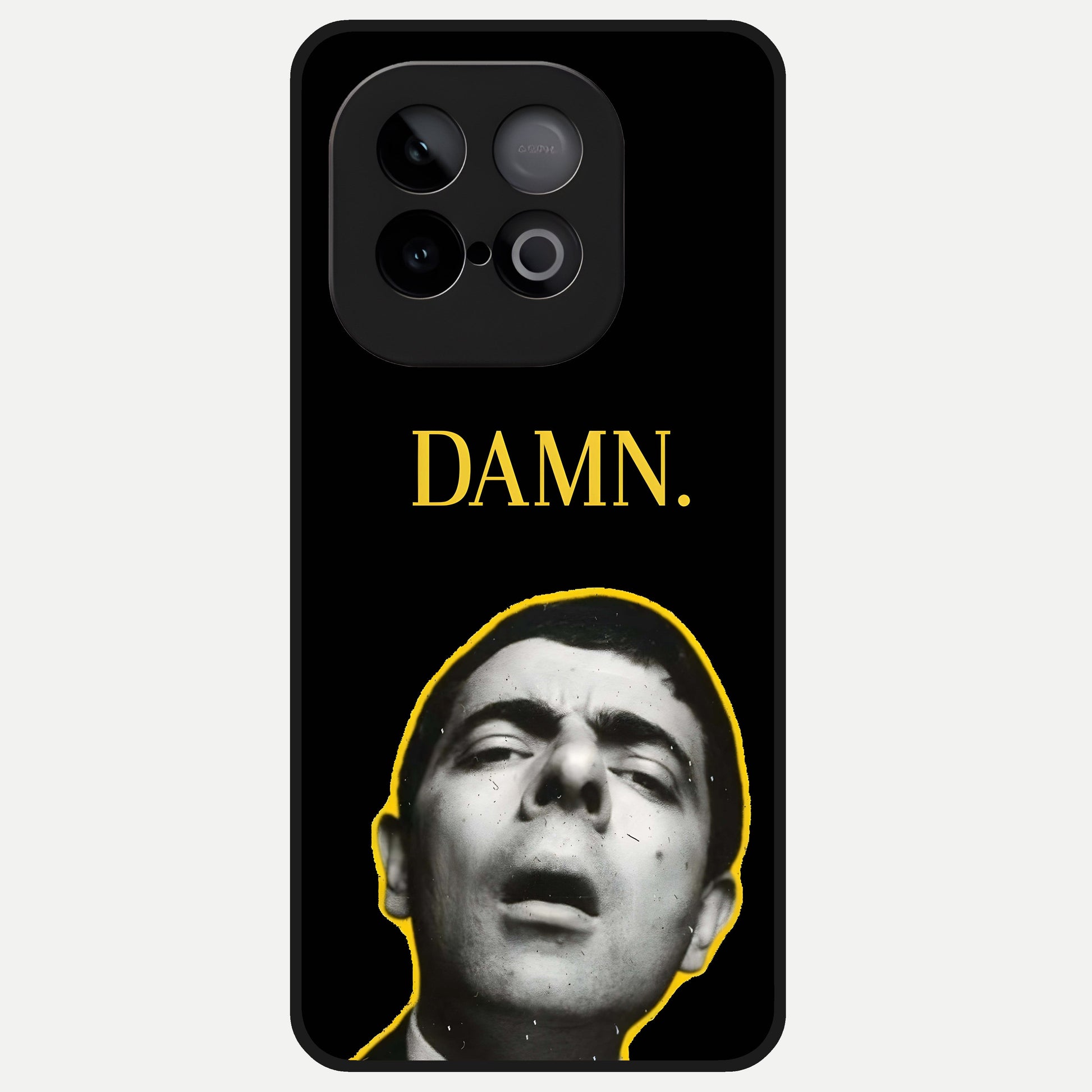  Mr Bean Damn Glass Case for iQOO Neo 10 back cover – full design glossy printed glass finish