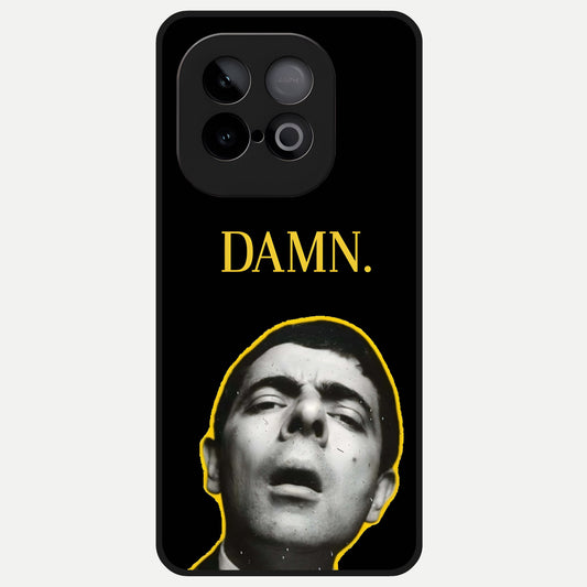  Mr Bean Damn Glass Case for iQOO Neo 10 back cover – full design glossy printed glass finish