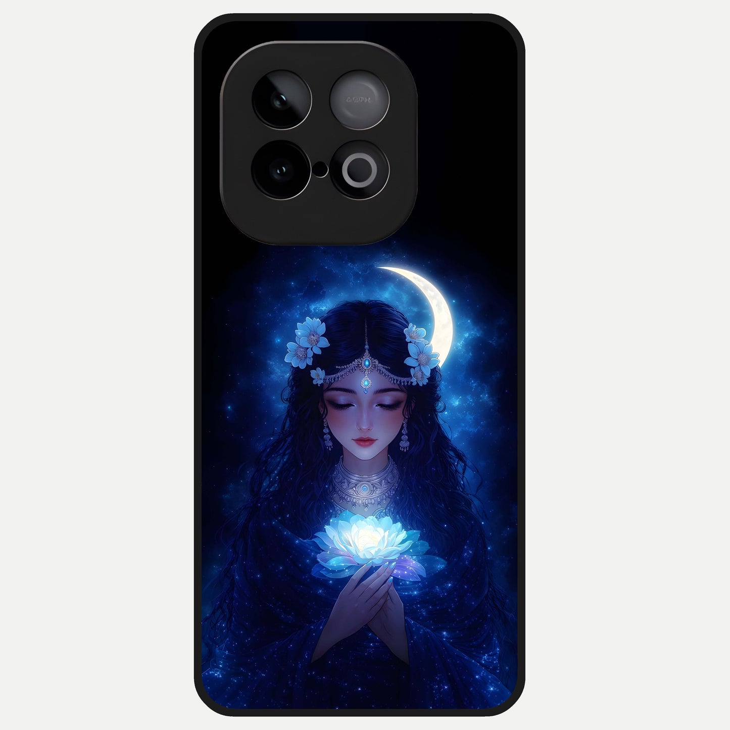  Mystic Moon Queen Glass Case for iQOO Neo 10 back cover – full design glossy printed glass finish
