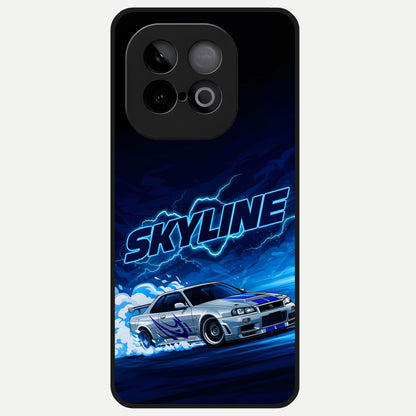  Neon Drift Beast Glass Case for iQOO Neo 10 back cover – full design glossy printed glass finish