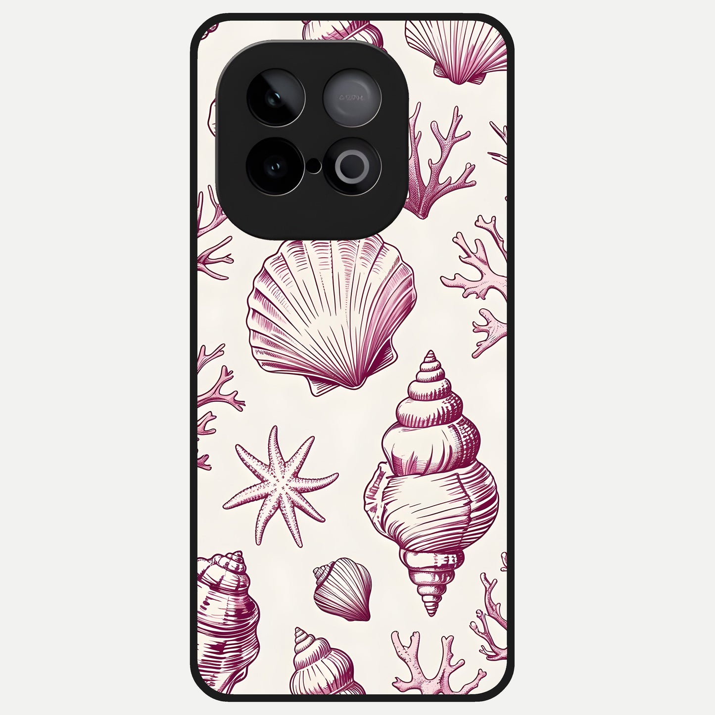 Pink Power Sparks Glass Case for iQOO Neo 10 back cover – full design glossy printed glass finish