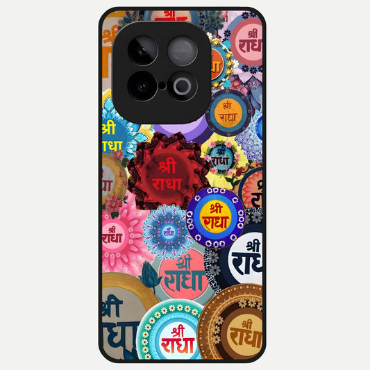  Radha Divine Bloom Glass Case for iQOO Neo 10 back cover – full design glossy printed glass finish