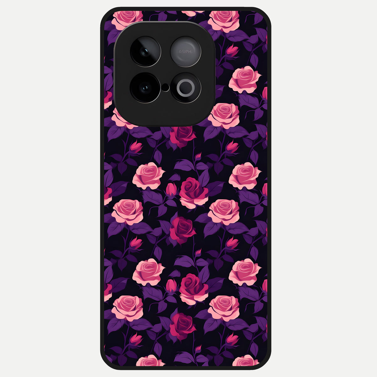  Rose Garden Twilight Glass Case for iQOO Neo 10 back cover – full design glossy printed glass finish