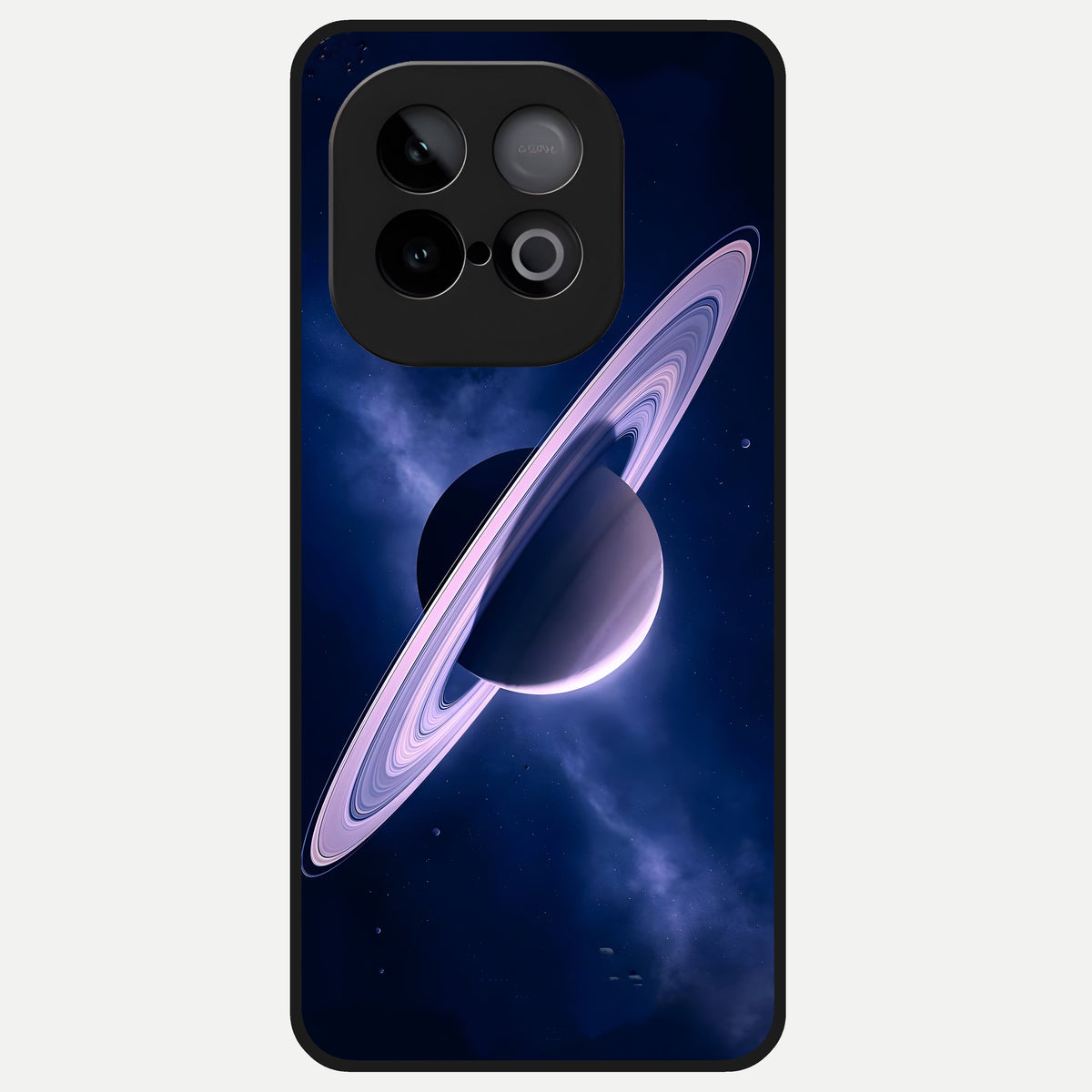  Saturn Ring Mystique Glass Case for iQOO Neo 10 back cover – full design glossy printed glass finish