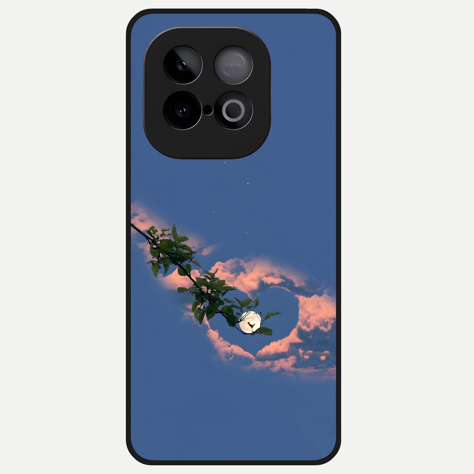  Sky Under Tree Glass Case for iQOO Neo 10 back cover – full design glossy printed glass finish