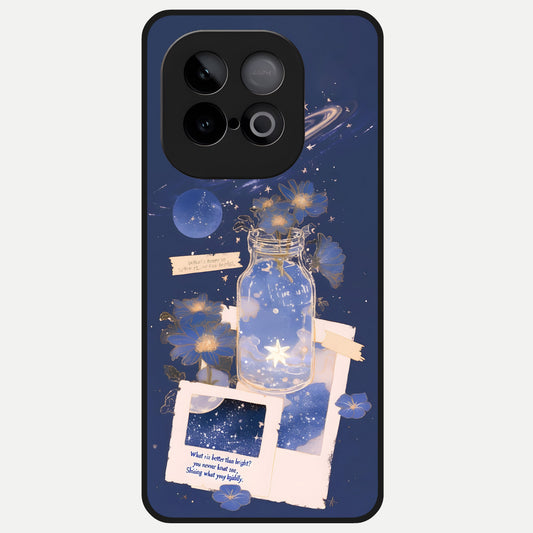  Starlit Cosmic Jar Glass Case for iQOO Neo 10 back cover – full design glossy printed glass finish
