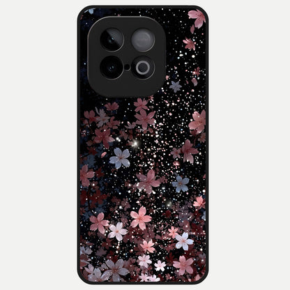  Starlit Flower Dreams Glass Case for iQOO Neo 10 back cover – full design glossy printed glass finish