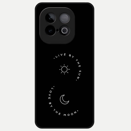  Sunflower Cat Art Glass Case for iQOO Neo 10 back cover – full design glossy printed glass finish