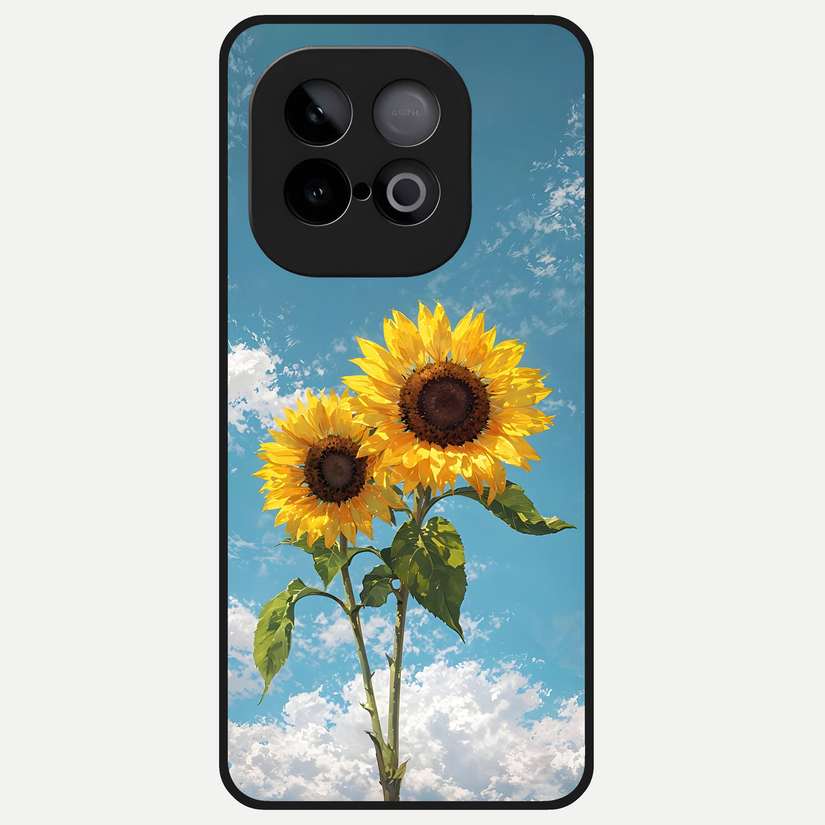  Sunlit Daisy Glow Glass Case for iQOO Neo 10 back cover – full design glossy printed glass finish