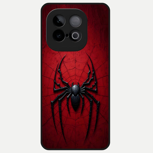  Superhero Web Emblem Glass Case for iQOO Neo 10 back cover – full design glossy printed glass finish