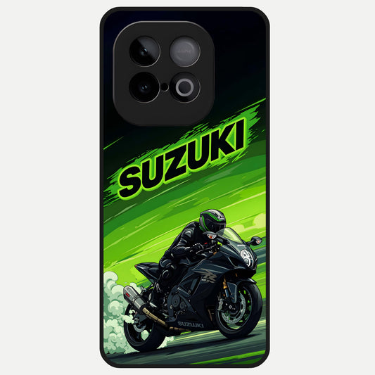  Suzuki Speed Beast Glass Case for iQOO Neo 10 back cover – full design glossy printed glass finish