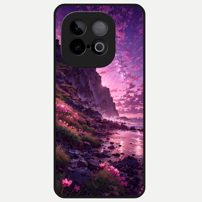  Twilight Blossom Coast Glass Case for iQOO Neo 10 back cover – full design glossy printed glass finish
