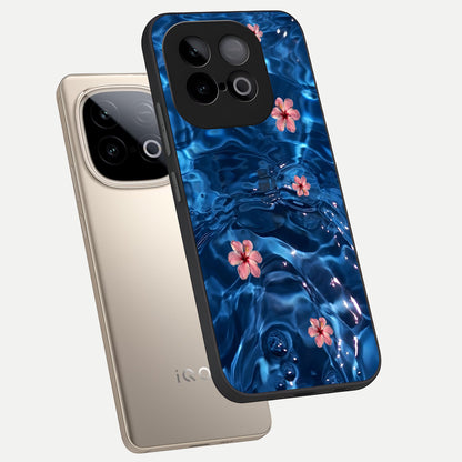  Bloom Thread Art phone case for iQOO Neo 10 showing premium glass back cover with detailed artwork