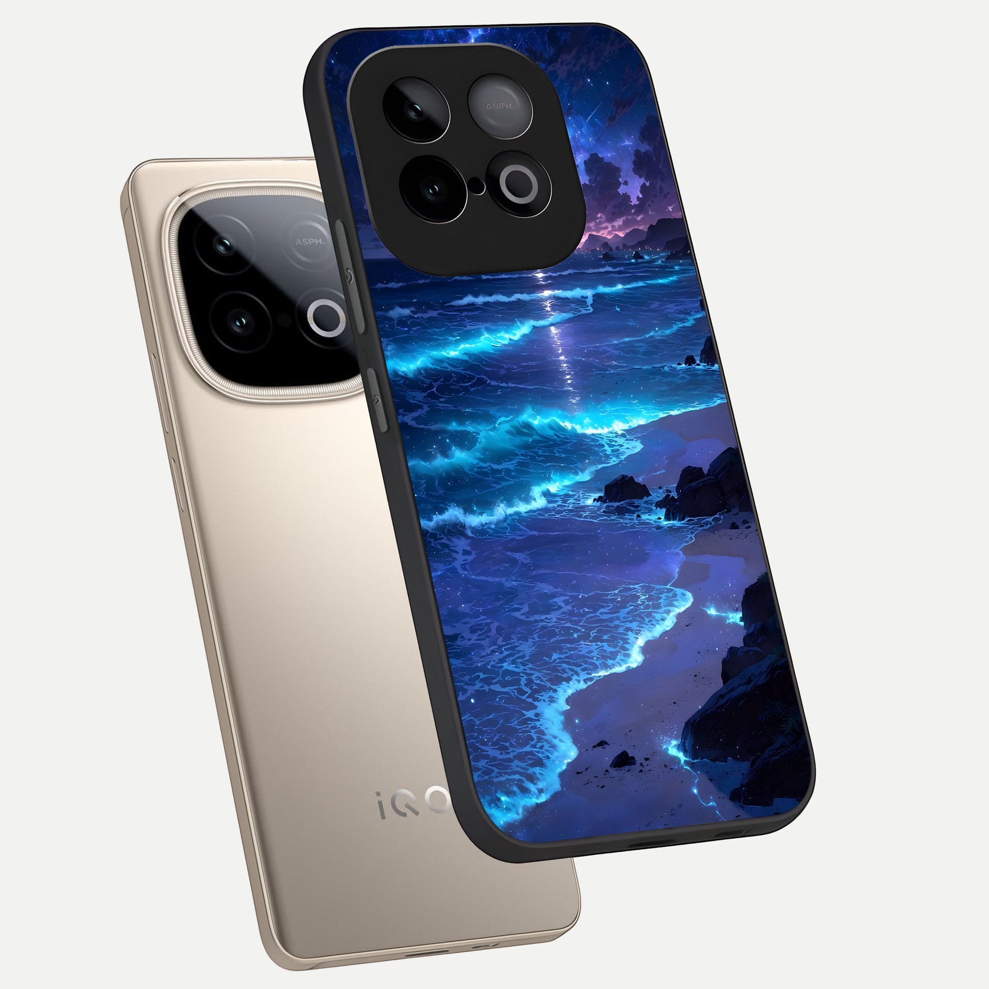  Classic Damn Look phone case for iQOO Neo 10 showing premium glass back cover with detailed artwork