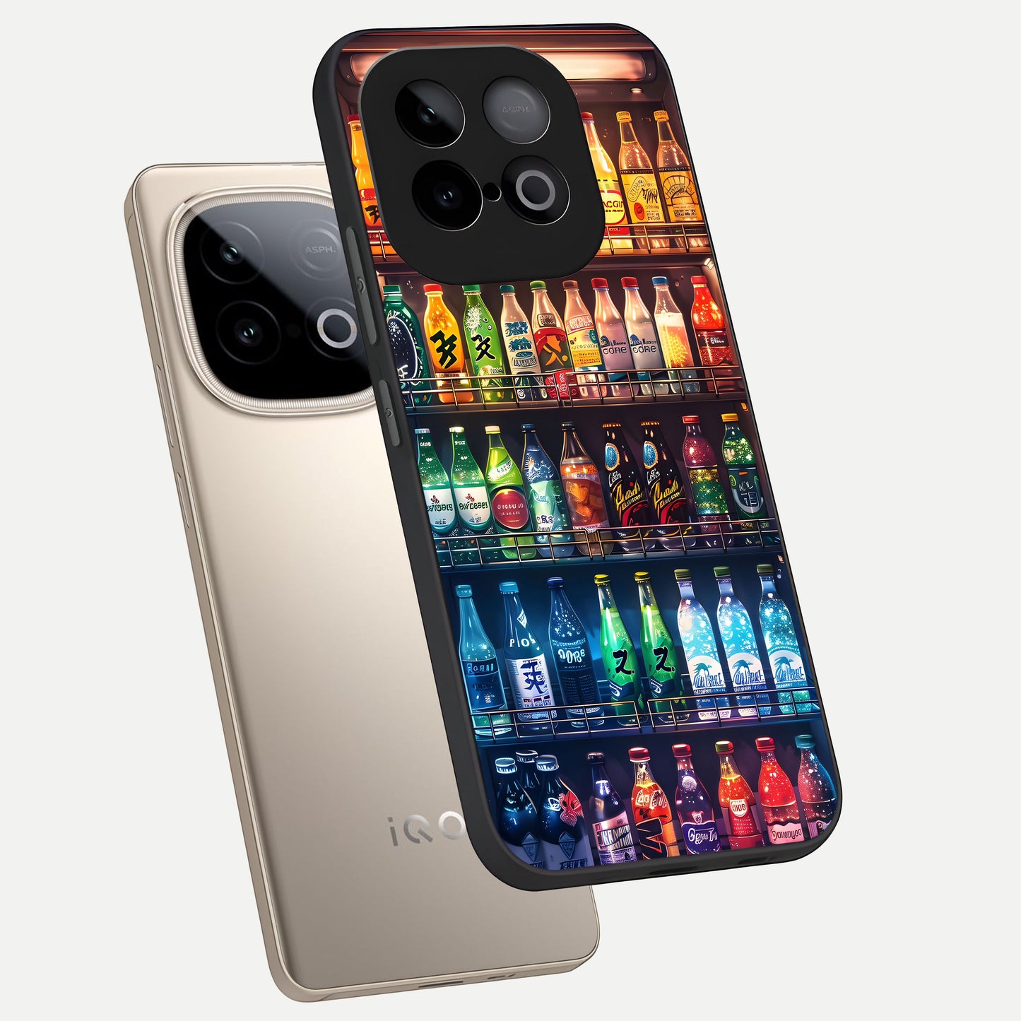  Colorfull Tree phone case for iQOO Neo 10 showing premium glass back cover with detailed artwork