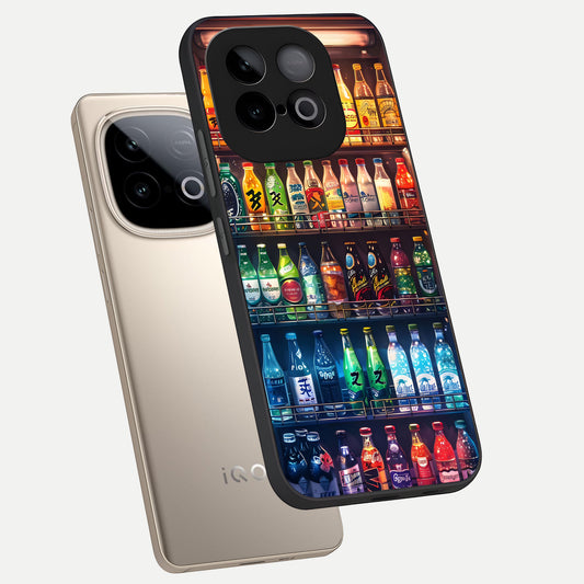  Colorfull Tree phone case for iQOO Neo 10 showing premium glass back cover with detailed artwork