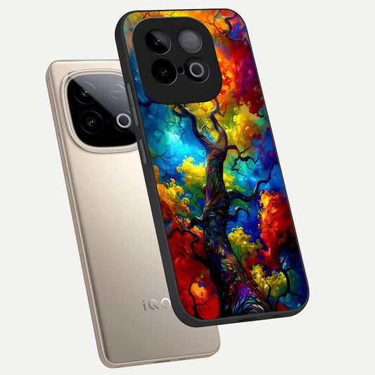  Colorful Soda Bottles phone case for iQOO Neo 10 showing premium glass back cover with detailed artwork