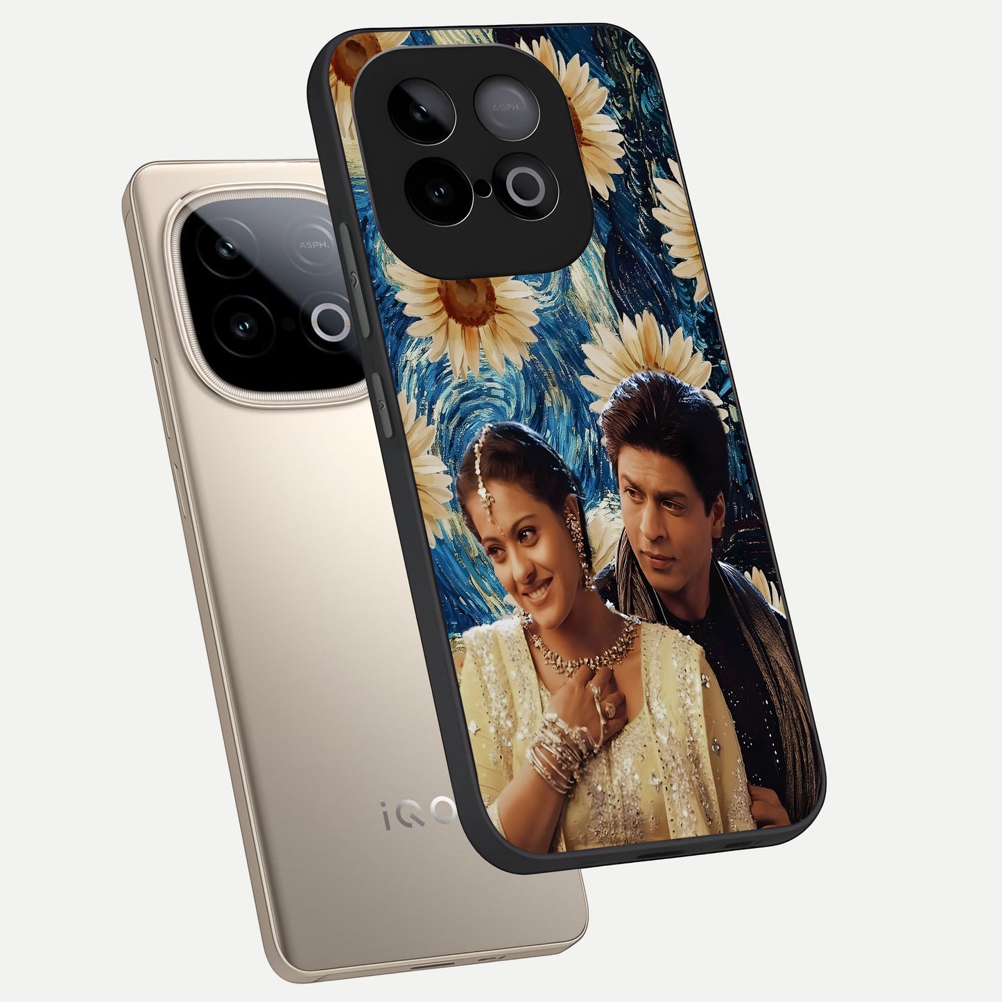  Eternal Love Story phone case for iQOO Neo 10 showing premium glass back cover with detailed artwork