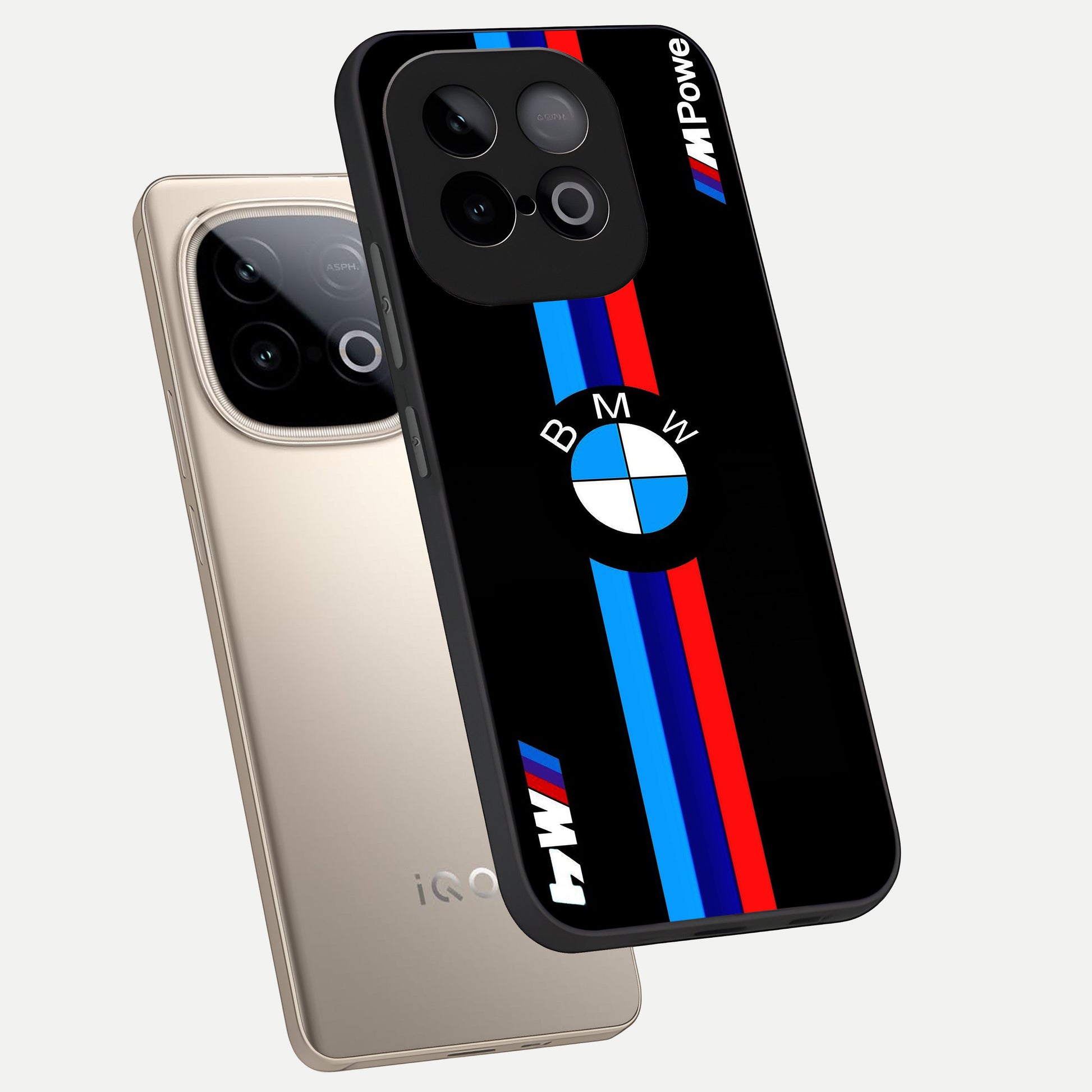  Turbo BMW Beast phone case for iQOO Neo 10 showing premium glass back cover with detailed artwork
